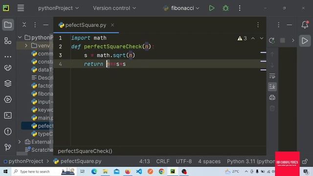Python program to check if a Number is Perfect Square or Not? || Python Practice || Beginners смотреть онлайн