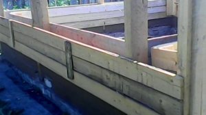 Дешевая баня из опилкобетона