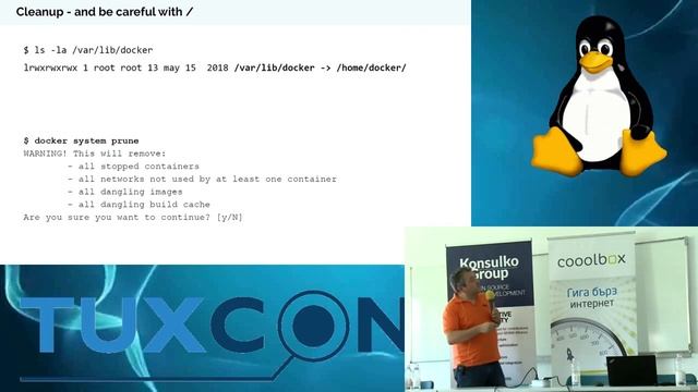 TuxCon 2019: Основи на docker и оркестриране, Чудомир Делчев смотреть онлайн