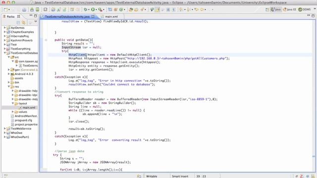 Access External Database on Android App (Andriod App) смотреть онлайн