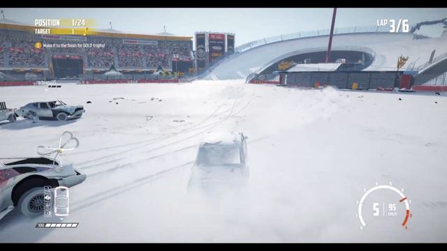 Tristar race car won gold trophy, Wreckfest смотреть онлайн