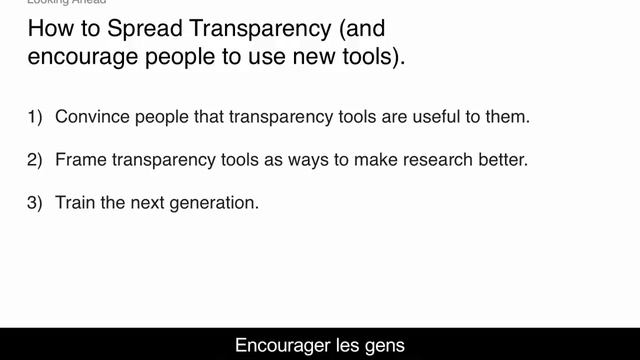 39 Looking Ahead: How to Spread Transparency (FR) смотреть онлайн