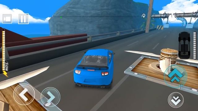 DEADLY RACE #12 Blue Speed Sport Car 3d Gameplay Android IOS смотреть онлайн
