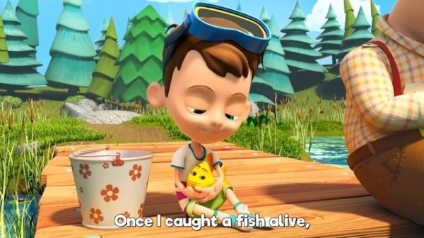 Once  Caught a Fish AliveTHE BEST Songs for Children