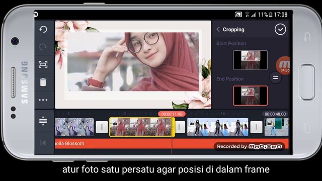 Magnolia Blossom Frame [Overlay] |Kinemaster Tutorial смотреть онлайн