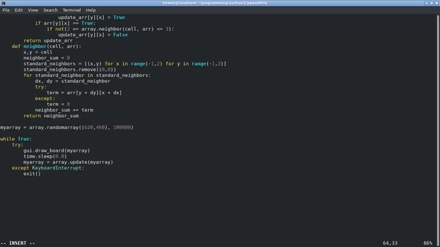 [Python3] Game of life смотреть онлайн