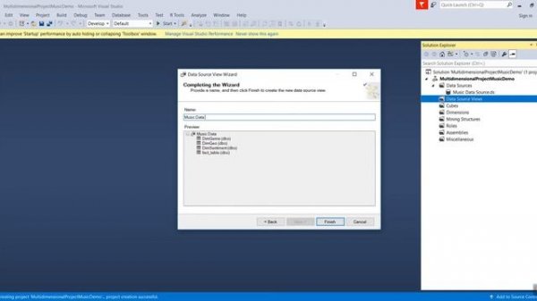 Cube Deployment Using Microsoft Visual Studio