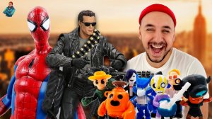 ЛУЧШИЕ РАСПАКОВКИ ПАПЫ РОБА ЗА 100.000 ПОДПИСЧИКОВ: ЧЕЛОВЕК-ПАУК, ТЕРМИНАТОР  И ФИГУРКИ БРАВЛ СТАРС!