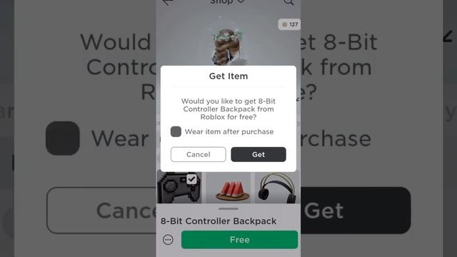 Get this FREE 8 bit controller item on ROBLOX Now! #shorts #roblox смотреть онлайн
