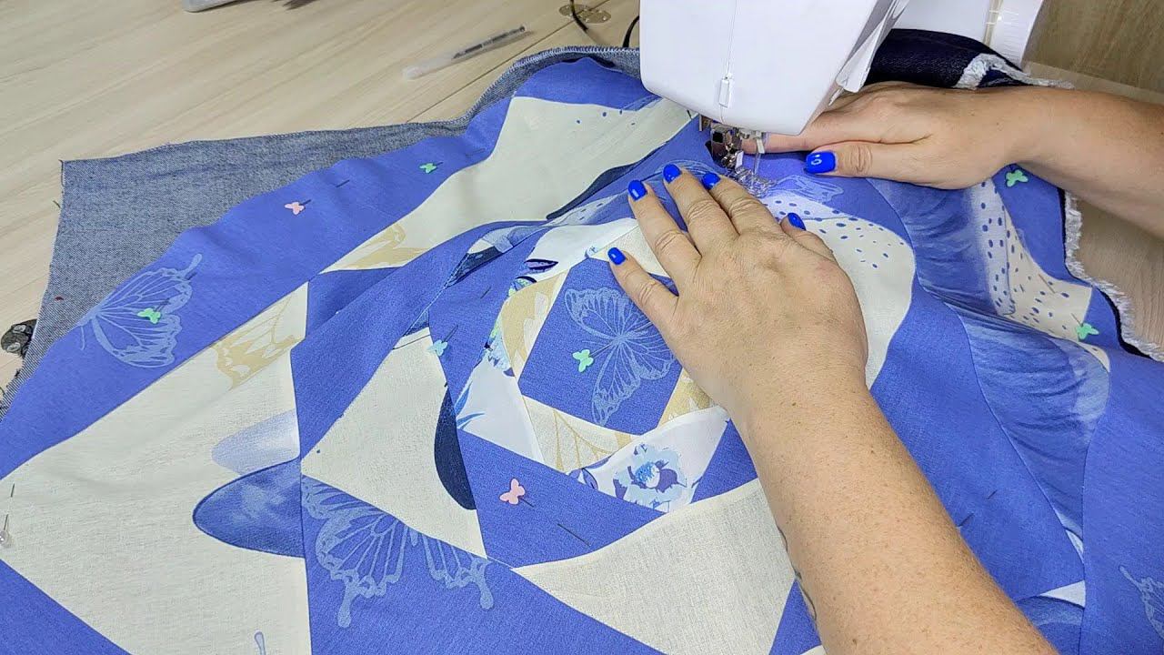 Эту красоту из остатков ткани можно шить бесконечно! Коврик из лоскута! смотреть онлайн