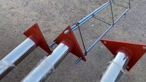 Флагштоки на роликах с тросом 7м нержавейка