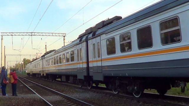 Электропоезд ЭД4М-0492 "ЦППК" экспресс "Куровская - Москва (Казанский вокзал)" смотреть онлайн