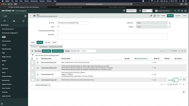 #7 ServiceNow Automated Test Framework | Service Catalog in Portal Testing | ServiceNow ATF Trainin смотреть онлайн