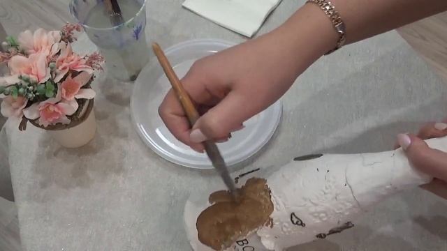 Декор бутылки шампанского. смотреть онлайн