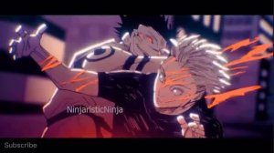 GOJO vs SUKUNA Fight {Animation By @NinjaristicNinja} ~ Music Video Mashup Bloody Mary x J