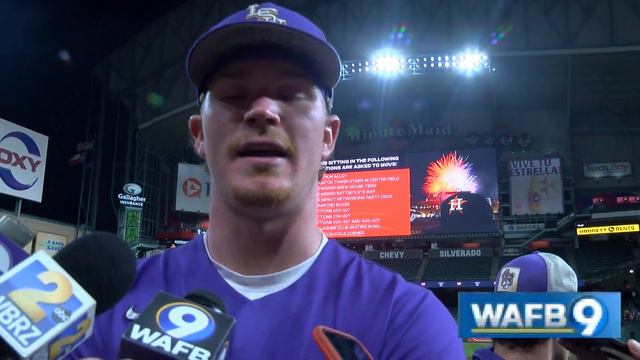 Jared Jones Recaps LSU Baseball's 6-3 Win Against Texas смотреть онлайн