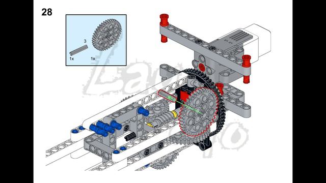 #24【Lau Mo】LEGO EV3 GUN《M134 Minigun火神機槍》building instructions of 45544+45560 Core Set смотреть онлайн