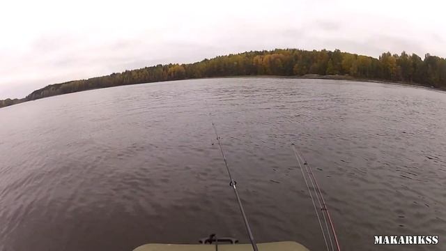 Рыбалка на реке Вуоксе и каком то Oзере (29.09.17) смотреть онлайн