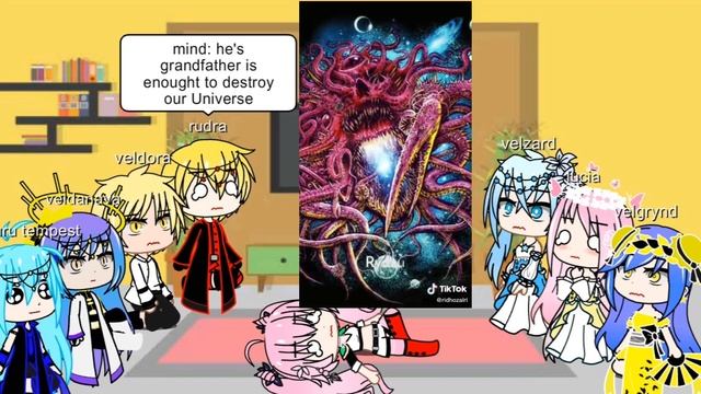 Milim's family + rimuru & milim react to rimuru's grandfather as azathoth смотреть онлайн