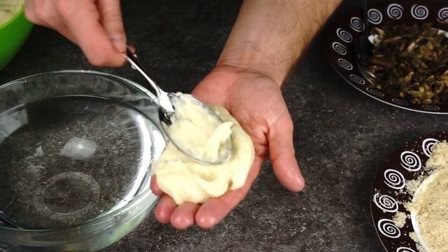 Картофельные котлеты с грибами смотреть онлайн