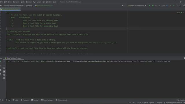 How to read text file in Python : open() смотреть онлайн