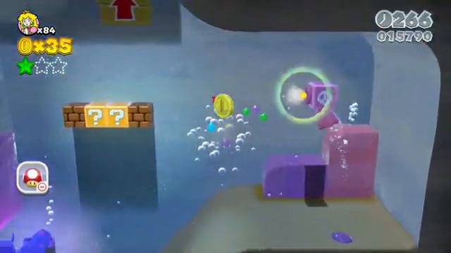 Super Mario 3D World Gameplay - Mundo Flor-7: La laguna de los cañones смотреть онлайн