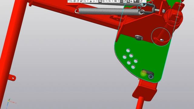 Сборка и регулировка граблей-ворошилок с углом регулировки.