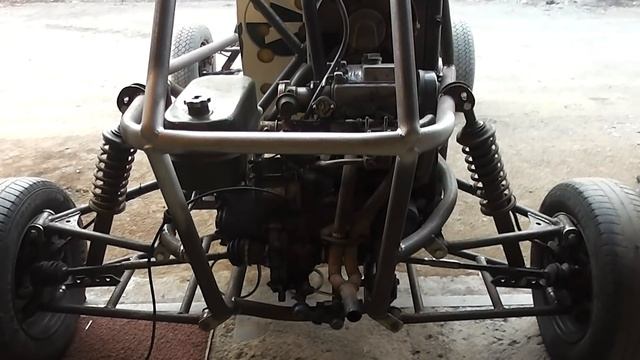 Самодельная багги из Оки. Этапы строительства. Готовность 65%. (Homemade buggy 65% done) смотреть онлайн