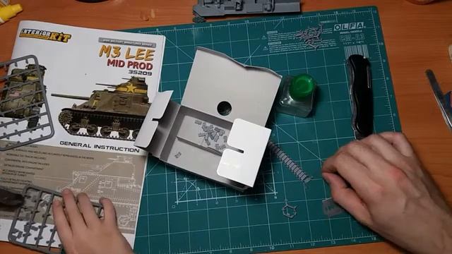 Сборка модели танка М3 "Ли" в масштабе 1:35. Часть 15 смотреть онлайн