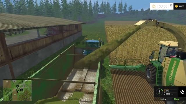 Молодой лес -30 Farming Simulator 15 смотреть онлайн