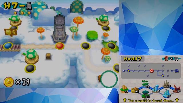 The Search for the Mini Mushroom | New Super Mario Bros. DS - World 7 смотреть онлайн