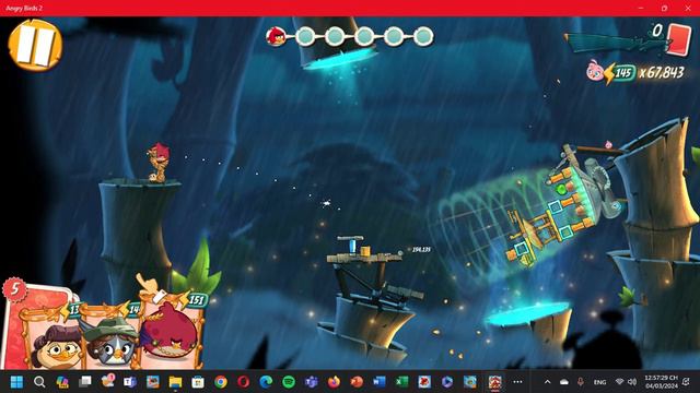 Angry Birds 2 Windows PC Daily Challenge 4-5-6 rooms for extra Red card (March 4, 2024) смотреть онлайн