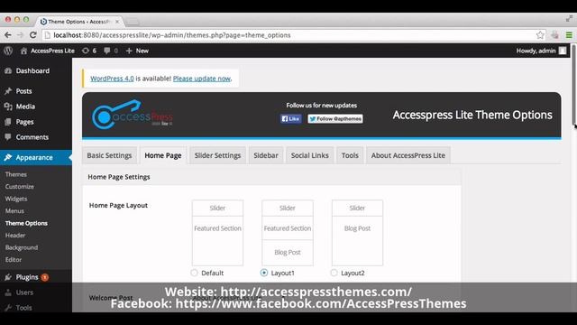 How to Set up Homepage Layout - Free WordPress Themes- AccessPress Lite смотреть онлайн