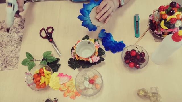 Мастер класс - "Топиарий чашка с секретом" смотреть онлайн