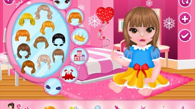Disney Princess Snow White Baby Dress up Game смотреть онлайн