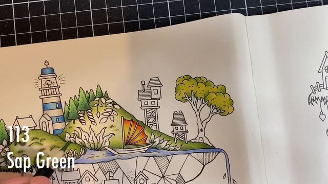 Colour Along | Worlds of Wonder by Johanna Basford | Floating Islands | Castle Arts Pencils смотреть онлайн