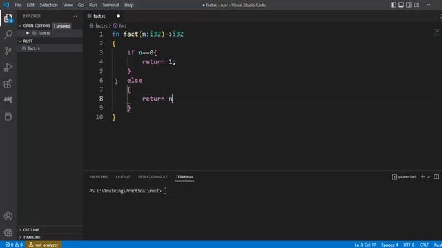 HOW TO FIND FACTORIAL USING RECURSIVE FUNCTION IN RUST смотреть онлайн