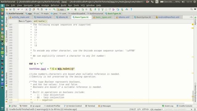 Android Kotlin Tutorial #036 - Basic Types -Booleans смотреть онлайн