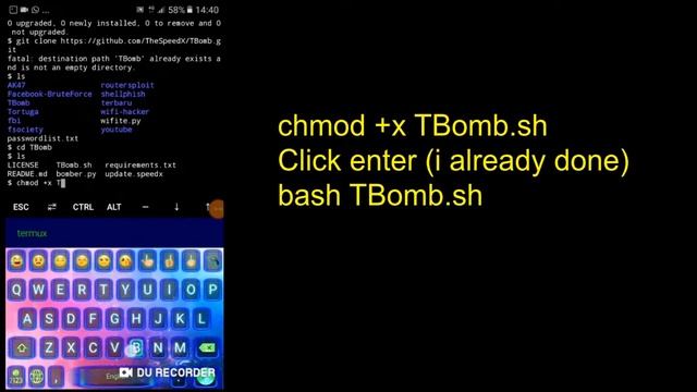How to sent hundreds of message to some one using data-Termux tutorial смотреть онлайн