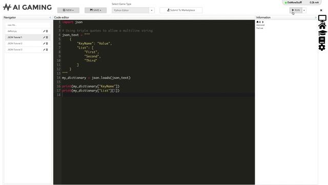 MLSA AI Gaming JSON Intro смотреть онлайн