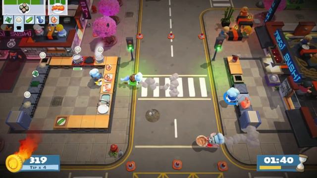 Overcooked 2 Online - Part 05 - Too many cars spoil the chefs! смотреть онлайн