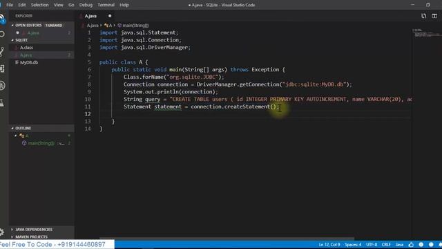 Sqlite in java | Part 2 | Hindi смотреть онлайн