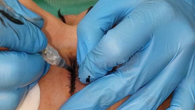 Permanent Makeup Tutorial: Eyeliner / Уроки татуажа: межресничка