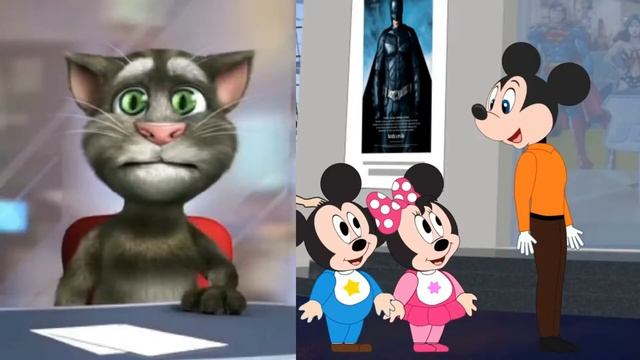 Talking TOM react to MINNIE MOUSE | TOM yes смотреть онлайн