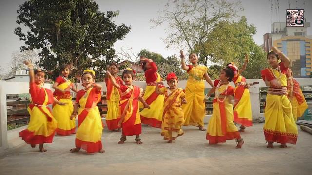 Khelbo Holi Rong Debona | Dance cover | Kalasangam | Srijan | смотреть онлайн