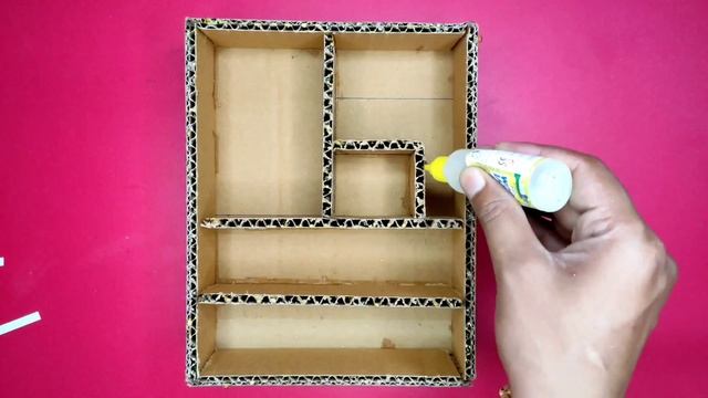 How to make a Cupboard form cardboard || DIY Almirah at Home || Miniature Almirah || Mini one craft смотреть онлайн