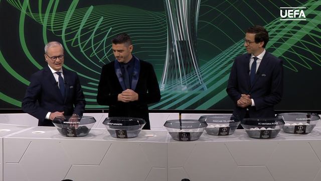 UEFA Europa Conference League Round of 16 draw смотреть онлайн