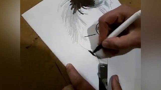Рисуем портрет карандашом и маркером | Как нарисовать портрет | Ускоренное видео (Speedpaint) смотреть онлайн