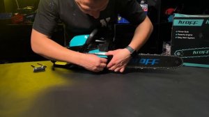 Бензопила KROFF KGS-56. Как ее собрать и завести.