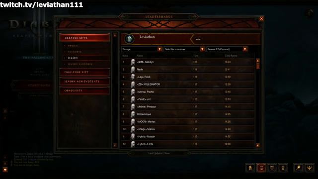 [Diablo 3] Thorns Necromancer Exploit With Bone Ringer Disabled | Season 12 | Patch 2.6.1 смотреть онлайн